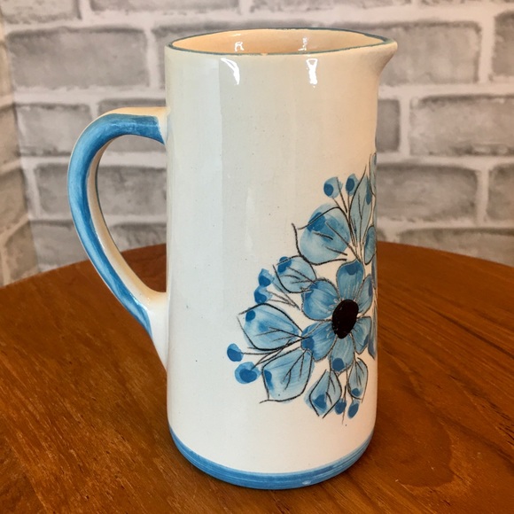 Vintage Handmade Mexican Ceramic Pitcher - Picture 13 of 13